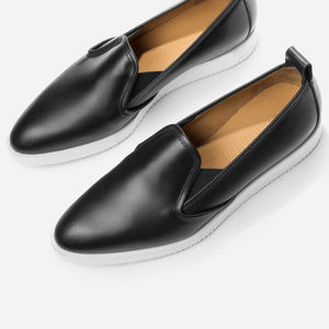 Everlane The Leather Street Shoe in Black 7